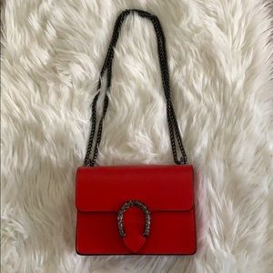Red Adjustable Purse